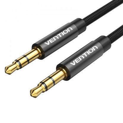  Зображення Кабель Vention 3.5 мм - 3.5 мм (M/M), 1.5 м, Black (BAGBG) 