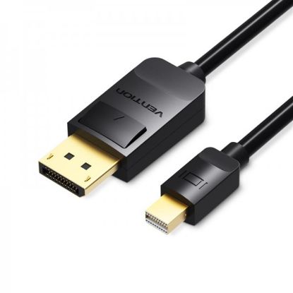  Зображення Кабель Vention MiniDisplayPort-DisplayPort, v1.2, 3 m, Black (HAABI) 
