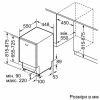  Зображення Посудомийна машина Bosch вбудовувана, 10компл., A+++, 45см, дисплей, 3й кошик, білий 