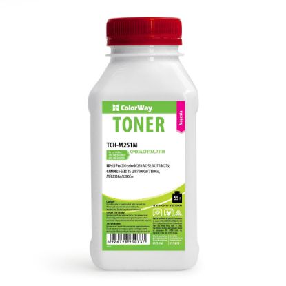  Зображення Тонер Colorway HP CLJ Pro 200 M251/MFP276 Magenta 55g/bottle 