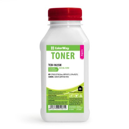  Зображення Тонер Colorway HP CLJ CP1025/Pro100/M175 Magenta 30g/bottle 