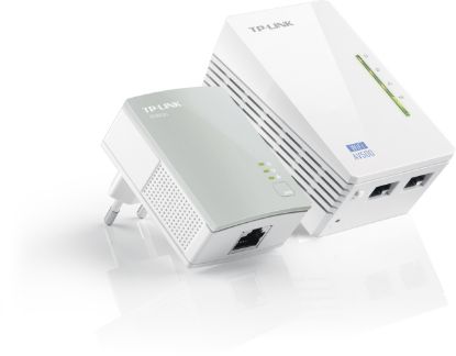  Зображення Комплект адаптерiв TP-LINK TL-WPA4220KIT (TL-WPA4220 1шт, TL-PA4010 1шт) 