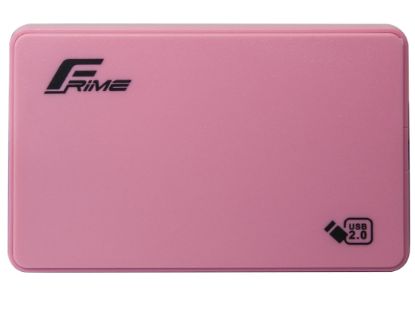  Зображення Зовнішня кишеня Frime SATA HDD/SSD 2.5", USB 2.0, Plastic, Pink (FHE12.25U20) 