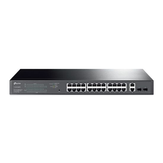  Зображення Комутатор TP-LINK TL-SG1428PE 24xGE/PoE+ 250W 2xGE 2xcomboGE/SFP EasySmart 19" 1U 