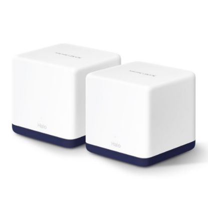  Зображення Домашня Mesh Wi-Fi система Mercusys(2шт комплект) AC1900 Whole-Home Mesh Wi-Fi/3x1000Mbps LAN Ports Halo H50G(2-pack) 