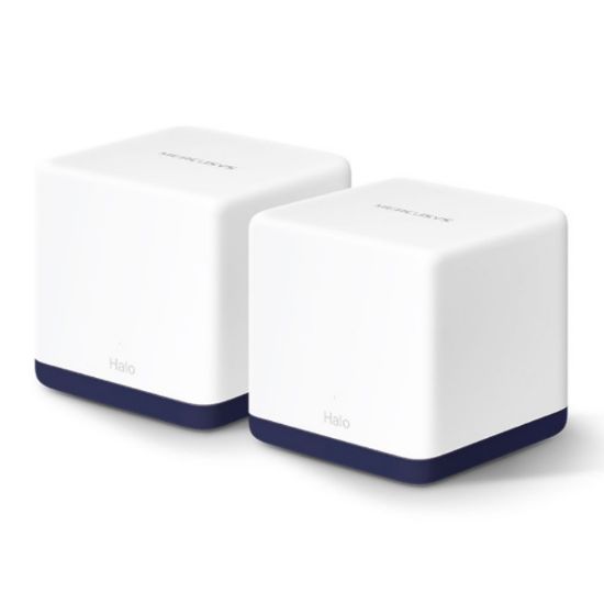  Зображення Домашня Mesh Wi-Fi система Mercusys(2шт комплект) AC1900 Whole-Home Mesh Wi-Fi/3x1000Mbps LAN Ports Halo H50G(2-pack) 
