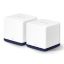 Зображення Домашня Mesh Wi-Fi система Mercusys(2шт комплект) AC1900 Whole-Home Mesh Wi-Fi/3x1000Mbps LAN Ports Halo H50G(2-pack) 
