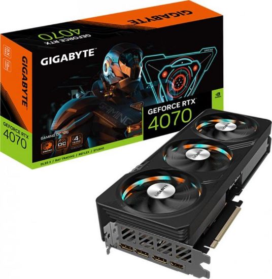  Зображення Відеокарта NVIDIA RTX4070 12GB GV-N4070GAMING OC-12GD 