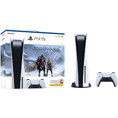  Зображення Ігрова приставка Sony PlayStation 5 Ultra HD Blu-Ray + гра God of War Ragnarok 