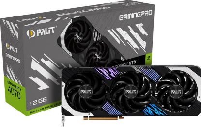  Зображення Відеокарта GF RTX 4070 12GB GDDR6X GamingPro Palit (NED4070019K9-1043A) 