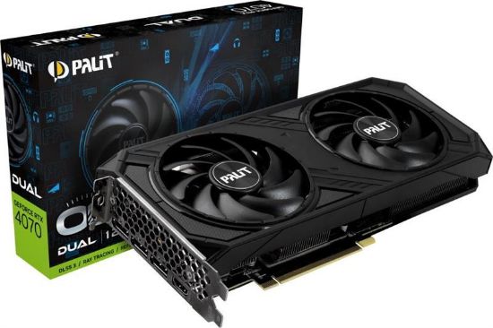 Зображення Відеокарта GeForce RTX 4070  12GB GDDR6X   Palit Dual OC) 