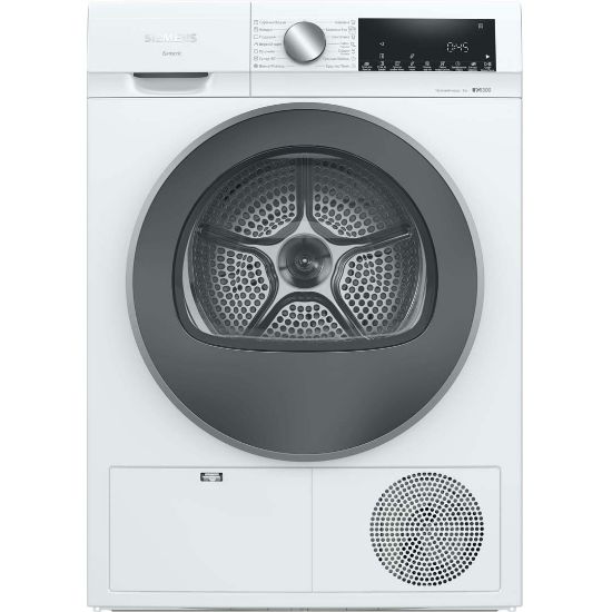  Зображення Сушильна машина Siemens тепловий насос, 9кг, A++, 61см, дисплей, білий 
