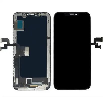  Зображення Дисплей iPhone X у зборі з сенсором та рамкою black (GX Hard OLED) (I13855) 