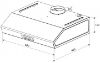  Зображення Витяжка Pyramida WHK 60 WH 
