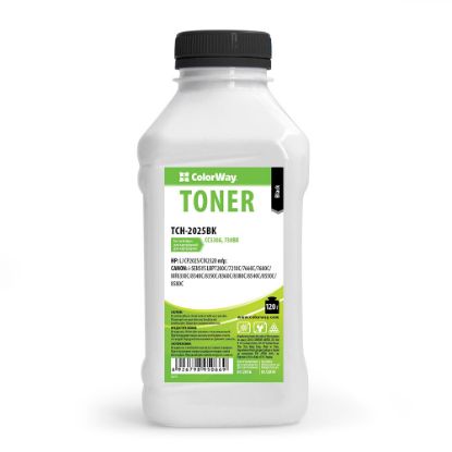  Зображення Тонер HP CLJ CP2025/2020/CM2320  bottle 120г  Black  *ColorWay (TCH-2025BK)) 