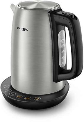  Зображення Електрочайник Philips Avance Collection, 1.7л, 4 темп.реж, метал 