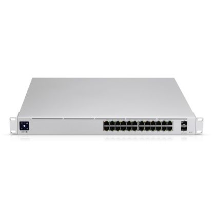  Зображення NET SWITCH 24PORT 1000M 2SFP/POE USW-PRO-24-POE UBIQUITI 