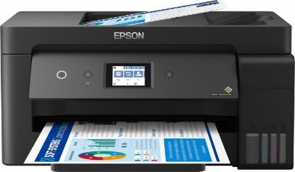  Зображення БФП ink color A3 Epson EcoTank L14150 38_24 ppm Fax ADF Duplex USB Ethernet Wi-Fi 4 inks Black Pigment 
