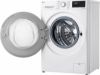  Зображення Пральна машина LG фронтальна, 7кг, 1200, A+++, 48см, дисплей, пара, інвертор, білий 