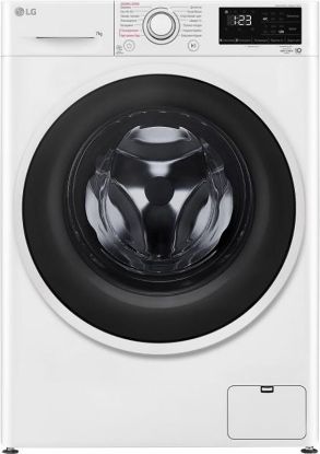  Зображення Пральна машина LG фронтальна, 7кг, 1200, A+++, 48см, дисплей, пара, інвертор, білий 