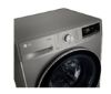  Зображення Пральна машина LG фронтальна, 7кг, 1200, A+++, 48см, дисплей, пара, інвертор, cріблястий 