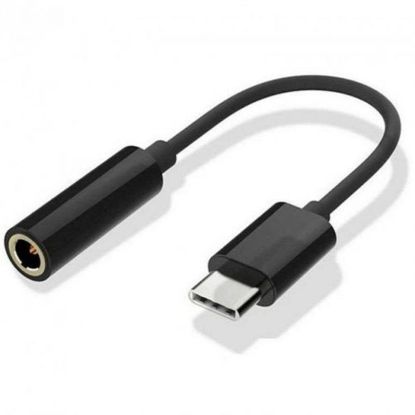  Зображення Перехідник Type-C to AUX3.5(F) ЦАП (DAC),  10см чорний 