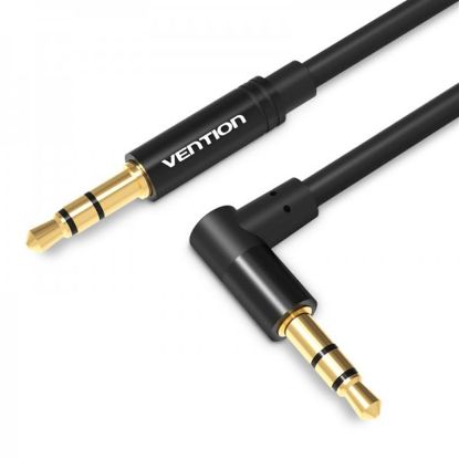  Зображення Кабель Vention 3.5 мм - 3.5 мм (M/M), 0.5 м, Black (BAKBD-T) 
