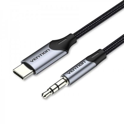 Зображення Кабель Vention USB Type-C - 3.5 мм (M/M), 1.5 м, Black (BGKHG) 