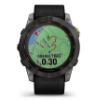  Зображення Смарт-годинник Garmin Enduro 2 Sapphire Carbon Gray DLC Titanium with Black UltraFit Nylon Strap (01 