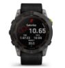  Зображення Смарт-годинник Garmin Enduro 2 Sapphire Carbon Gray DLC Titanium with Black UltraFit Nylon Strap (01 