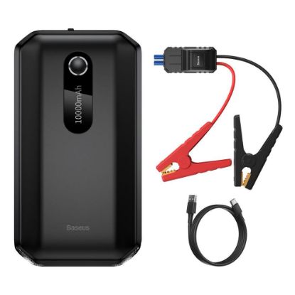  Зображення Пусковий пристрій Baseus Super Energy Air Car Jump Starter 10000mAh Black (CGNL020101) 