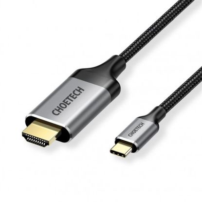  Зображення Кабель USB-C на HDMI Choetech USB-C на HDMI, 4K 60 Гц, 1.8 м) 