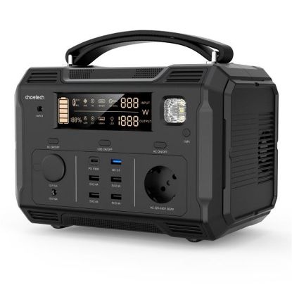  Зображення Зарядна станція Choetech BS004-EU-BK 500Вт) 