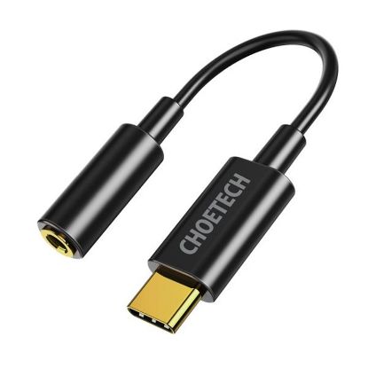  Зображення Адаптер Choetech аудіо, Type-C - стерео-аудіо 3.5 мм (CDLA)) 