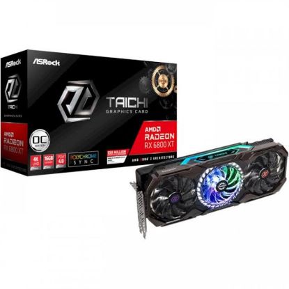  Зображення Відеокарта AMD Radeon RX 6800 XT 16GB GDDR6 Taichi X OC ASRock (RX6800XT TCX 16GO) 