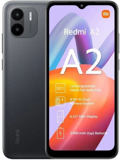  Зображення Смартфон Xiaomi Redmi A2 2/32GB Dual Sim Black EU_ 