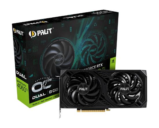  Зображення Відеокарта NVIDIA RTX4060 TI DUAL OC 8GB GDDR6 128bit 3-DP HDMI RTX4060Ti DUAL OC 8GB GDDR6 