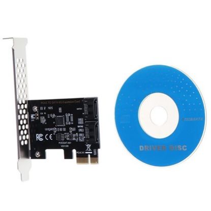  Зображення Контролер PCI-E-SataIII, 2 внутр. канала chip: ASM1061 (AD-PCE1061-2I) 