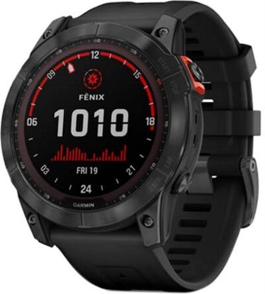  Зображення Смарт-годинник Garmin Fenix 7X Solar Slate Gray with Black Band (010-02541-0A) 