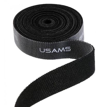  Зображення Органайзер для кабеля Usams US-ZB060 2 м Black (ZB60ZD03) 