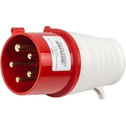  Зображення Портативна вилка HiSmart 32A 3P+E+N 380V IP44 (025) (LX-023) 