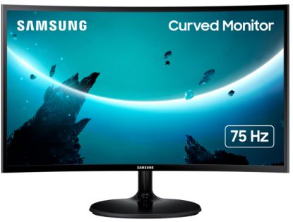  Зображення Монітор Samsung 23.8" S24C360E D-Sub, HDMI, VA, 75Hz, 4ms, CURVED 