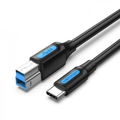  Зображення Кабель для принтера Vention USB C Male - B Male Print 0.25 м (CQVBC) 
