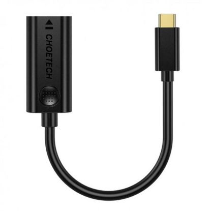  Зображення Адаптер Choetech HDMI - USB Type-C (M/F), Black (HUB-H04) 