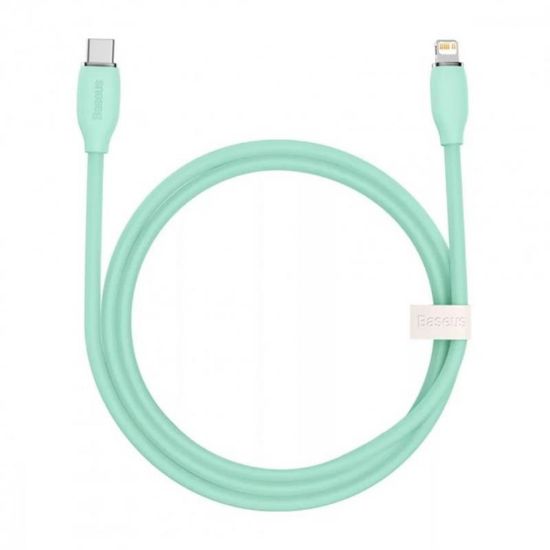  Зображення Кабель USB2.0 AM-Lightning M, 1.2 м, 2.4A Jelly Liquid Silica Gel CAGD000006 Baseus Зелений 