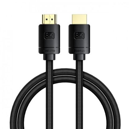  Зображення Кабель мультимедійний HDMI to HDMI 1.5m V2.1 Baseus (WKGQ040101) 
