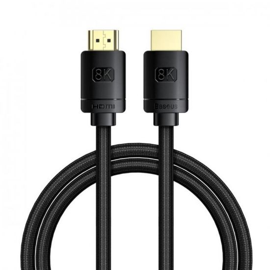  Зображення Кабель мультимедійний HDMI to HDMI 1.5m V2.1 Baseus (WKGQ040101) 