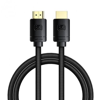  Зображення Кабель Baseus High Definition HDMI - HDMI V 2.1, (M/M), 1 м, Black (CAKGQ-J01) 