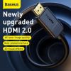  Зображення Кабель мультимедійний HDMI to HDMI 1.0m V2.0 Baseus (CAKGQ-A01) 