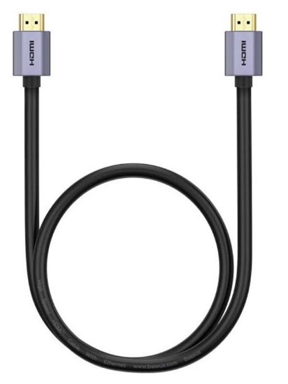  Зображення Кабель HDMI M - M, 1m, V2.0 4K,  high definition Series Graphene WKGQ020001 Baseus Чорний 